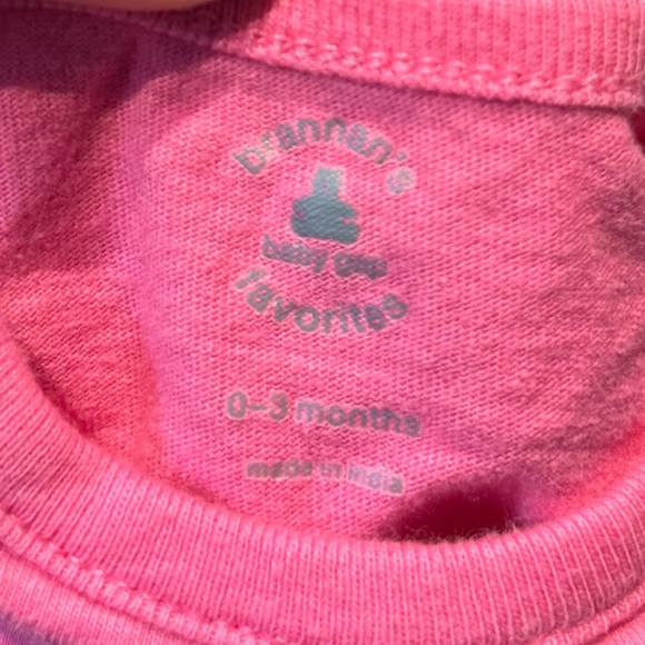 Mommy I Love You Latte- Pink Baby Onesie with Cute Coffee Design - Picture 4 of 5